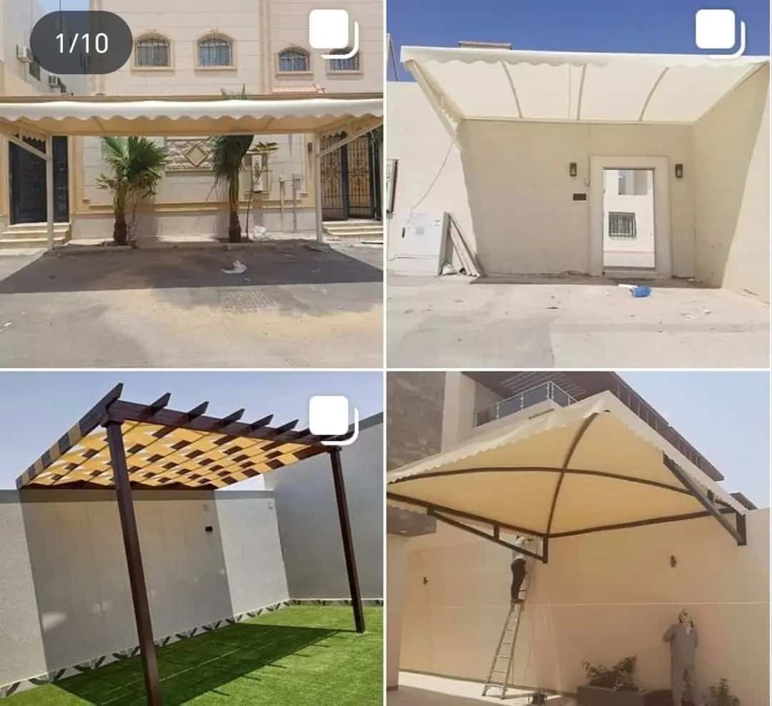 مظلة سيارة مرخصة من البلدية وفق الأنظمة