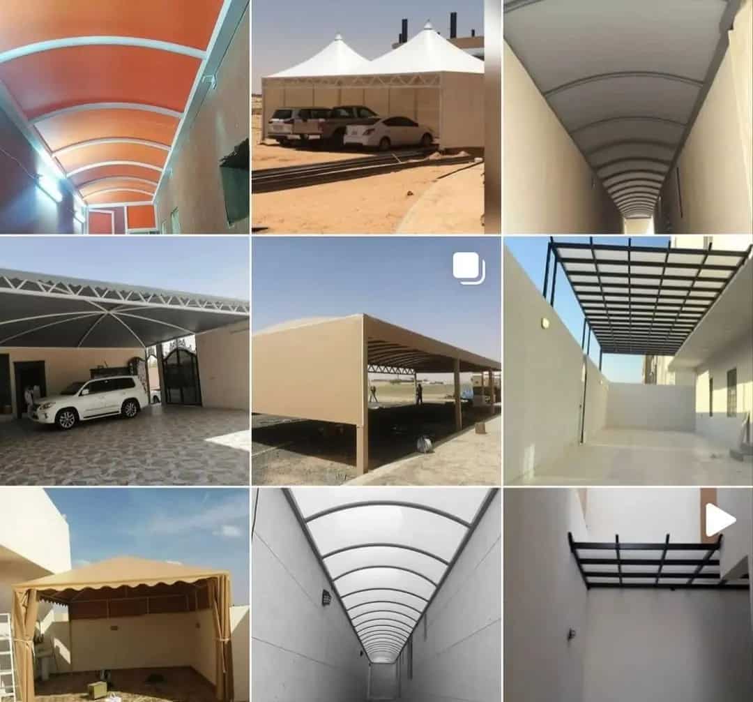 جدول زمني لتركيب مظلات السيارات حسب الحجم